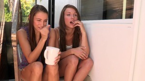 We Live Together: Celeste Star anal fucking outdoors