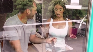 MikesApartment: European cock sucking in the kitchen