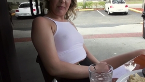 Street Blowjobs - Azalea Stone as well as Chad White outdoors