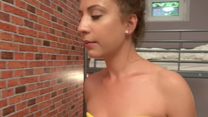 Fake Hostel - Wet Therese Bizarre fingering in the bath