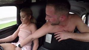 FemaleFakeTaxi - Amateur Cherry Kiss reverse cowgirl