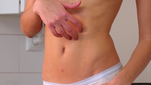 Nubiles: Shaved Sonya Sweeney pussy eating