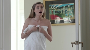 Family XXX: Carolina Sweets cum on tits scene