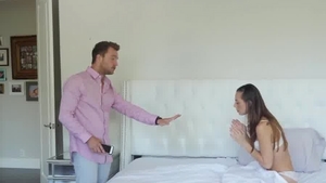 Nanny Spy - Sneak hard nailining along with Aidra Fox
