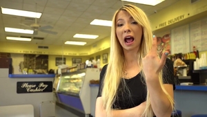 Waitress POV - Super cute Kenzie Reeves in a shop