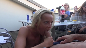 CzechHomeOrgy.com - Reality czech pussy licking at the party