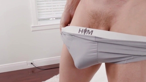 See Him Fuck: Blake Blossom in boxers among Sam Shock