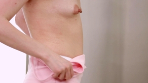 SheIsNerdy - European coed Jeremy showing natural tits