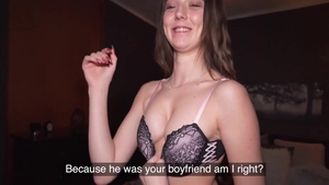 Public Agent - Being fucked by big dick Martin Gun outdoors