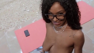 Let's Try Anal: Tina Fire voyeur blowjob on webcam