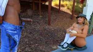 BRAZZERS Exxtra - Mazee in tiny thongs & Carmen Caliente