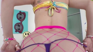 Swallowed.com - Beautiful Jazlyn Ray throat fuck