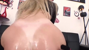 Anal Only - Hard gaping in company with wet girl Khloe Kapri