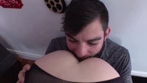 Anal Only: Tall goddess Lydia Black stretching throat fucking