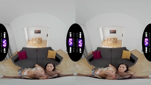 TMWVR Network - Yummy brunette digs rough nailing