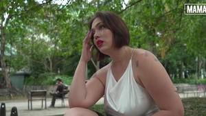 MamacitaZ - Latina brunette rushes cumshot in HD