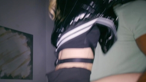 BLACKEDRAW: Tattooed petite blonde hair pussy licking