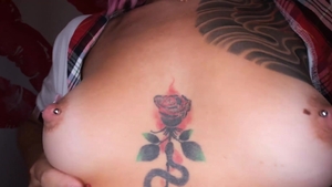 BJ Raw: Rough fucking starring tattooed